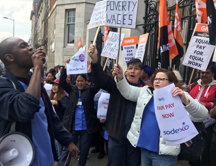 St Mary’s Hospital Pay Protest Picnic